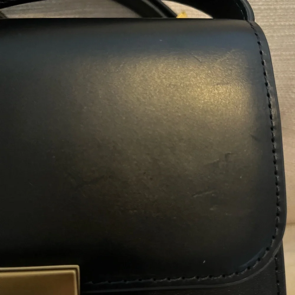 Loeffler Randall Black Crossbody Bag with Gold Accent - Picture 5 of 7